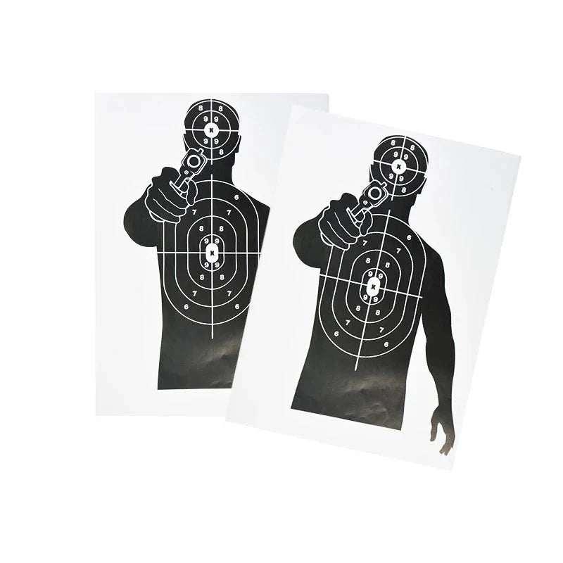 Archery Paper Targets | 5-Pack Large Practice Sheets for Shooting