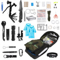 121Pcs Survival Kit for Outdoor Adventure and Emergency Gear