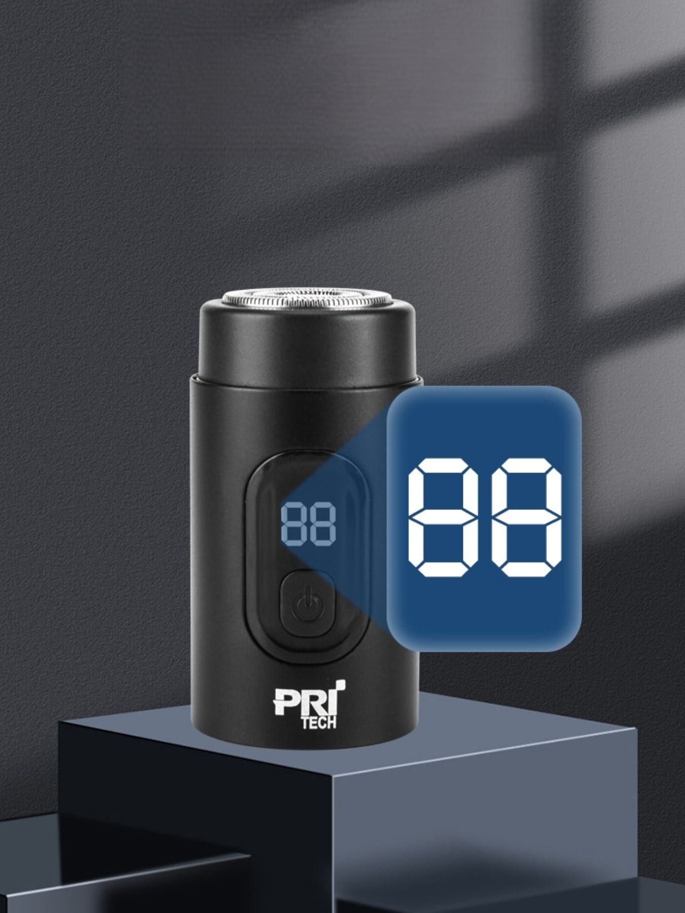 Portable Electric Shaver with LED Display