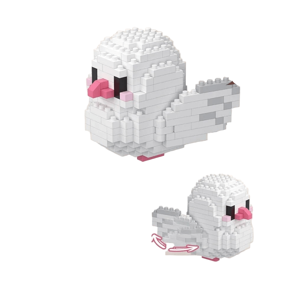 Colorful Parrot Micro Mini Building Blocks | Educational DIY Building Set for Kids and Adults