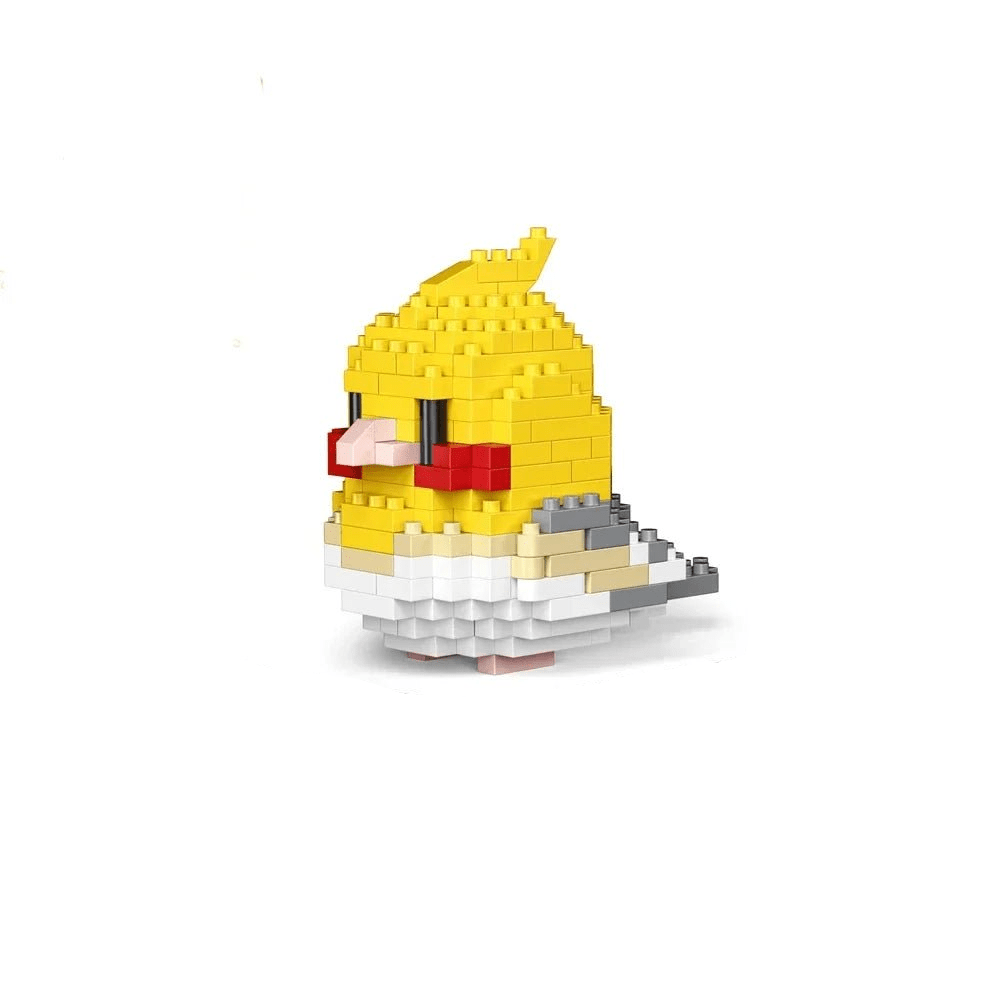Colorful Parrot Micro Mini Building Blocks | Educational DIY Building Set for Kids and Adults