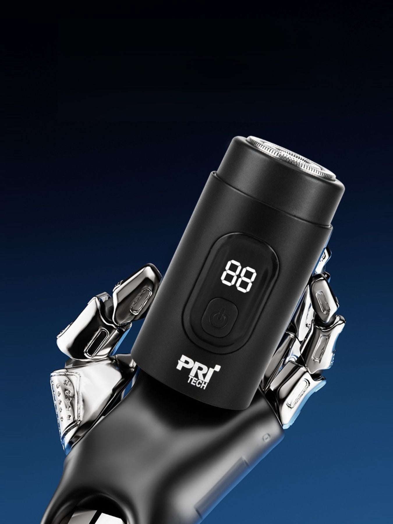 Portable Electric Shaver with LED Display