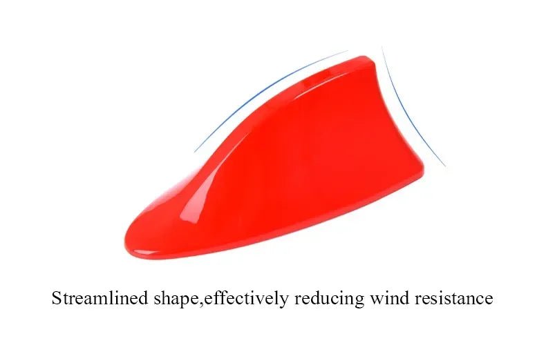 Shark Fin Car Antenna | FM/AM Signal Booster & Sporty Exterior Upgrade