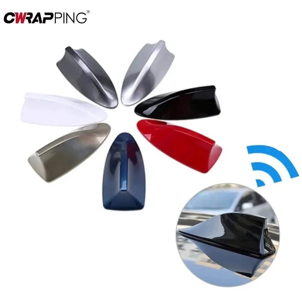 Shark Fin Car Antenna | FM/AM Signal Booster & Sporty Exterior Upgrade
