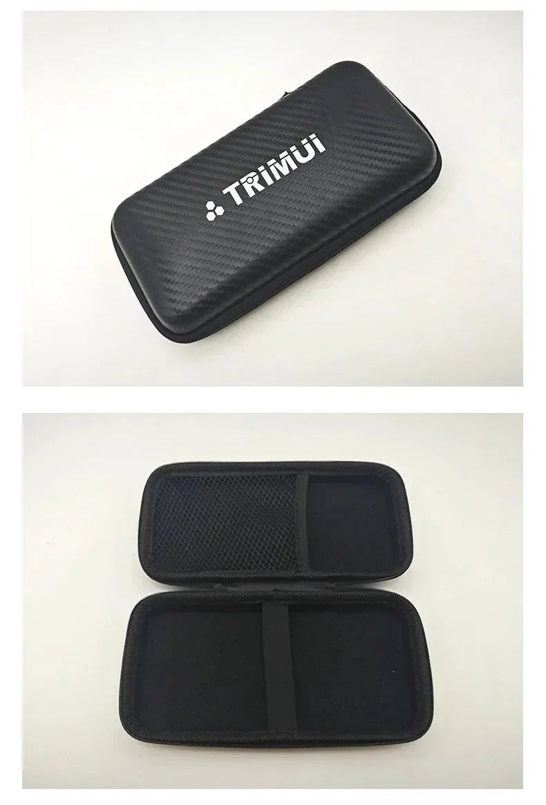 Protective Carrying Case for Trimui Smart Pro and Nintendo 3DS | Hard Shell Storage Bag with Tempered Glass Screen Protector