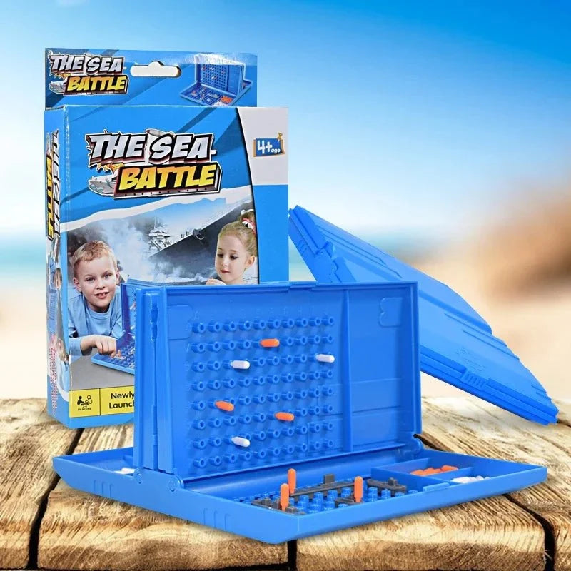 Classic Sea Battle Board Game | Strategic Two-Player Naval Battle Toy