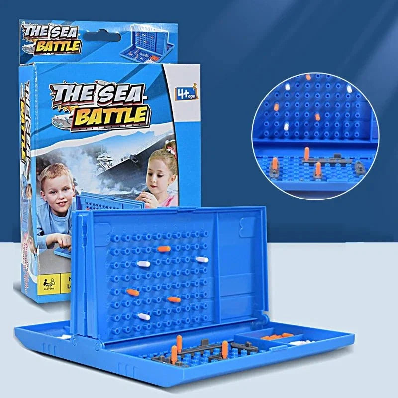 Classic Sea Battle Board Game | Strategic Two-Player Naval Battle Toy