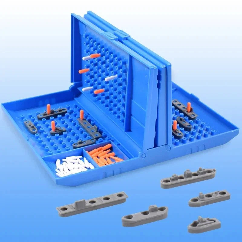 Classic Sea Battle Board Game | Strategic Two-Player Naval Battle Toy