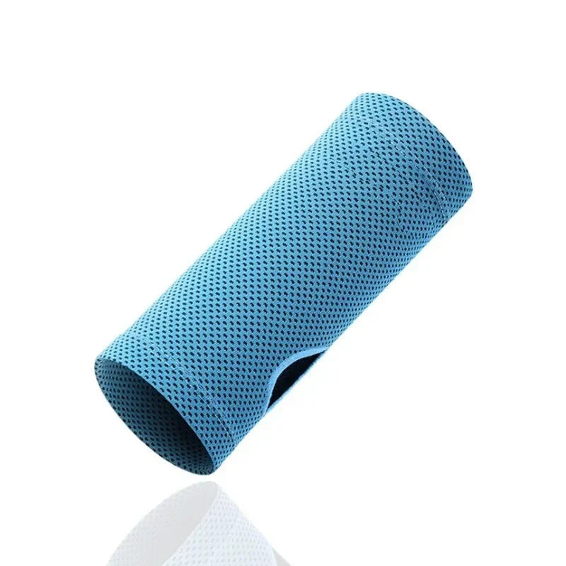 Cold-Sensing Sports Wristbands | Ice Silk Cooling Sweatbands for Workouts