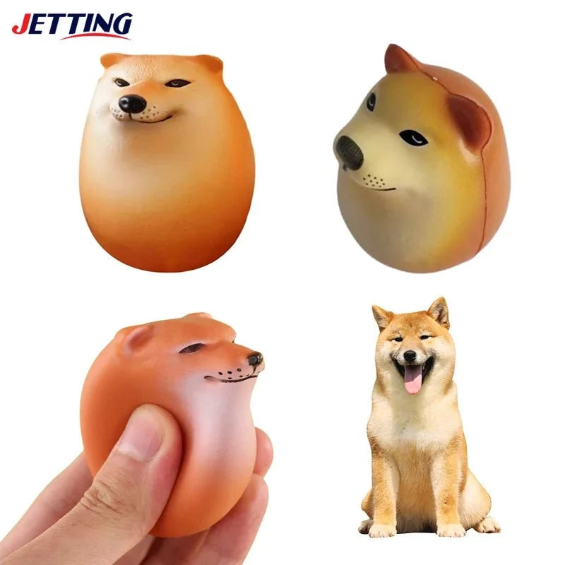 Shiba Inu Egg Ornament | Cute Desk Decoration and Stress Relief Toy