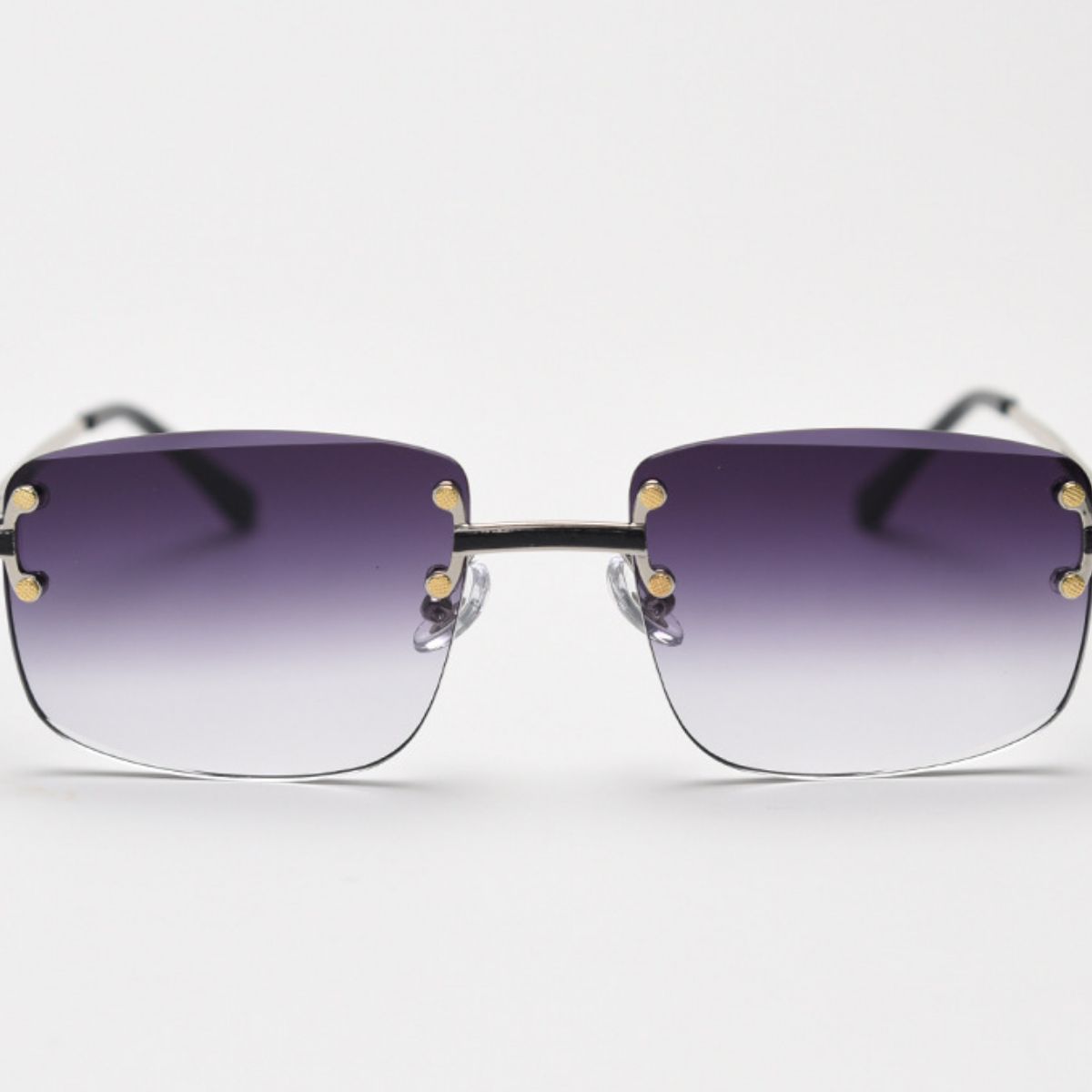 Rimless Gradient Tinted Sunglasses
