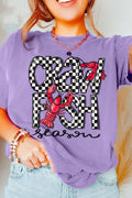 Wisteria Craw Fish Season Graphic Short Sleeve Top