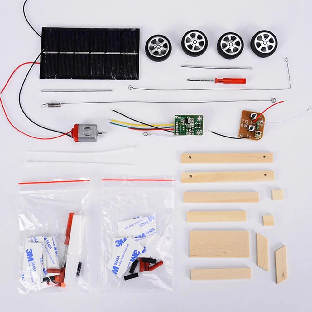 DIY Solar Car Kit | Educational STEM Assembly Toy for Kids