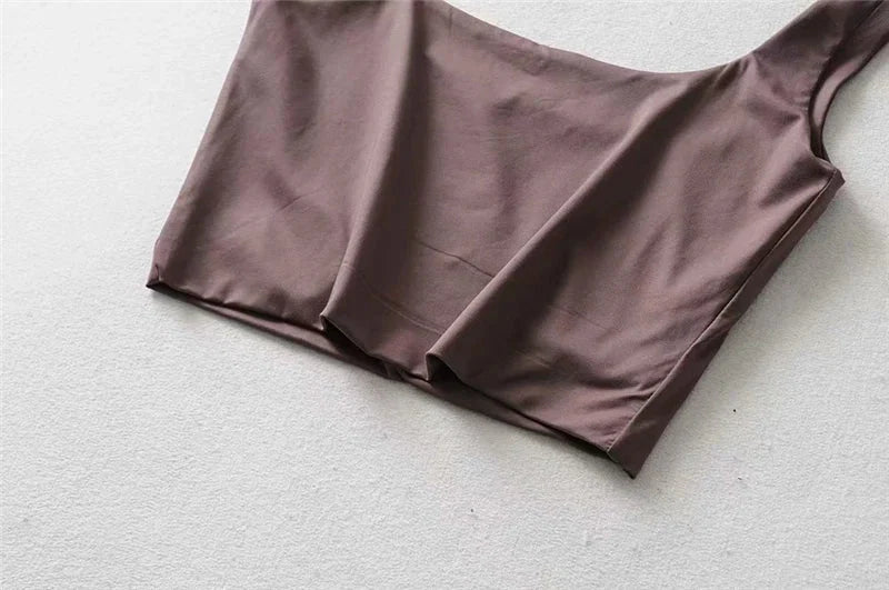 Square Neck Tank Top | Summer 2025 Stretch Crop Shirt