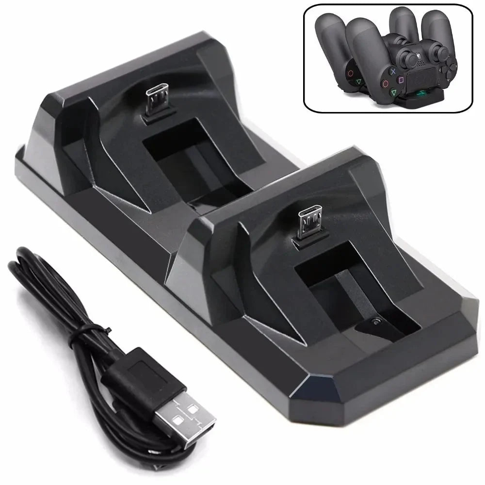 Dual USB Charging Dock for PS4 Controllers | TECTINTER Charger Station