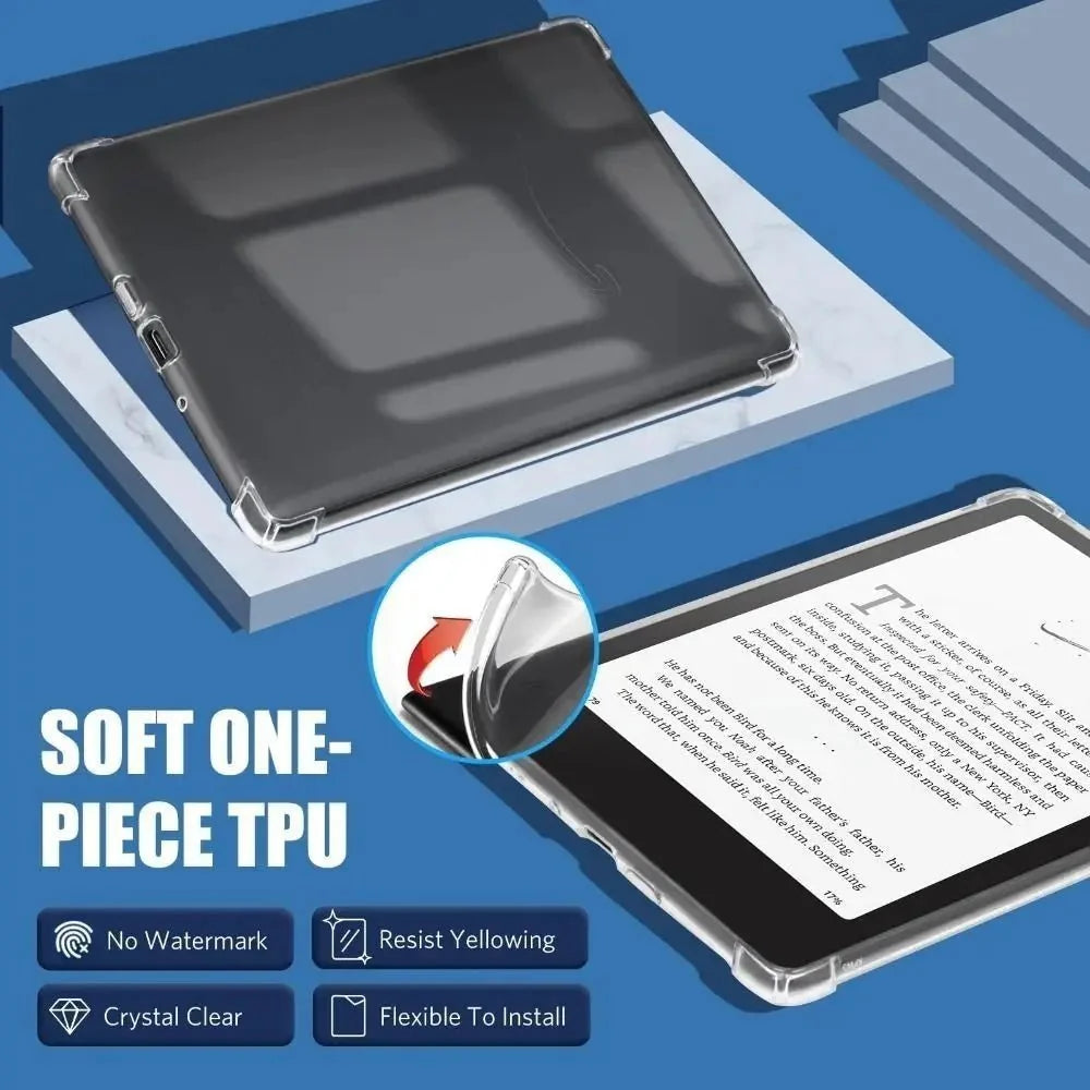 Transparent Kindle Case | Soft TPU Clear Cover