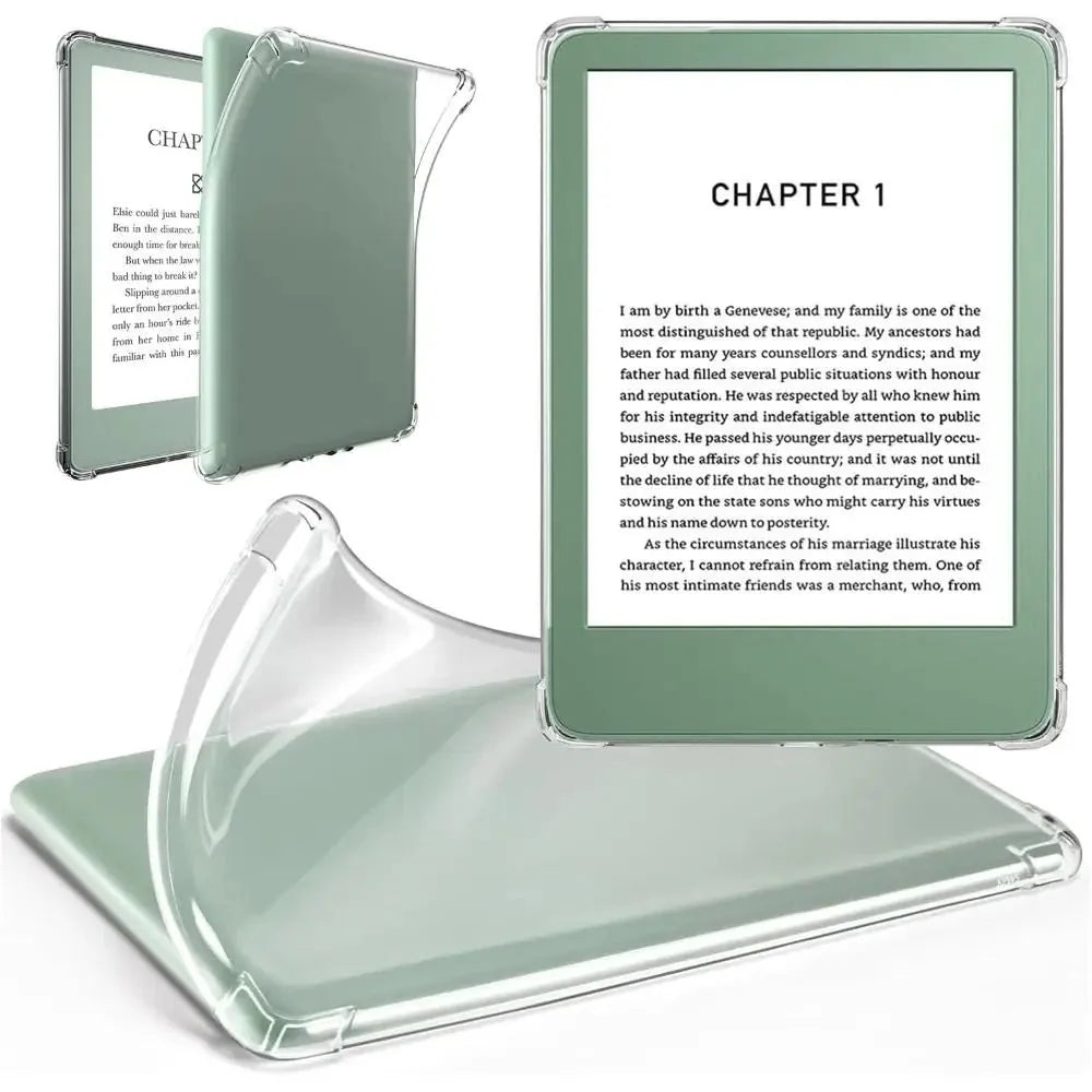 Transparent Kindle Case | Soft TPU Clear Cover