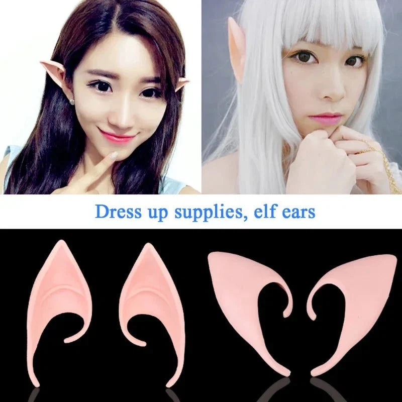 Elf Ears Latex Costume Props | Fairy, Angel, and Cosplay Accessories