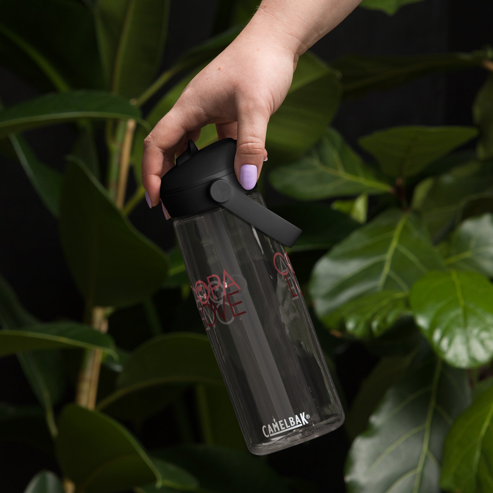 Copa Love · flip straw eco-friendly water bottle