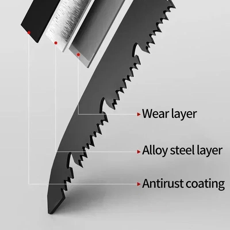Folding Hand Saw | Portable Pruning and Woodworking Tool