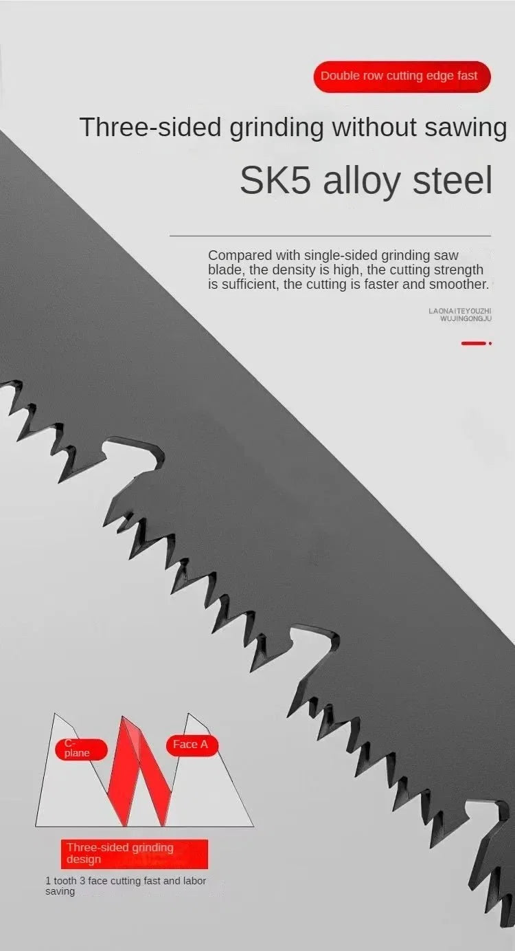 Folding Hand Saw | Portable Pruning and Woodworking Tool