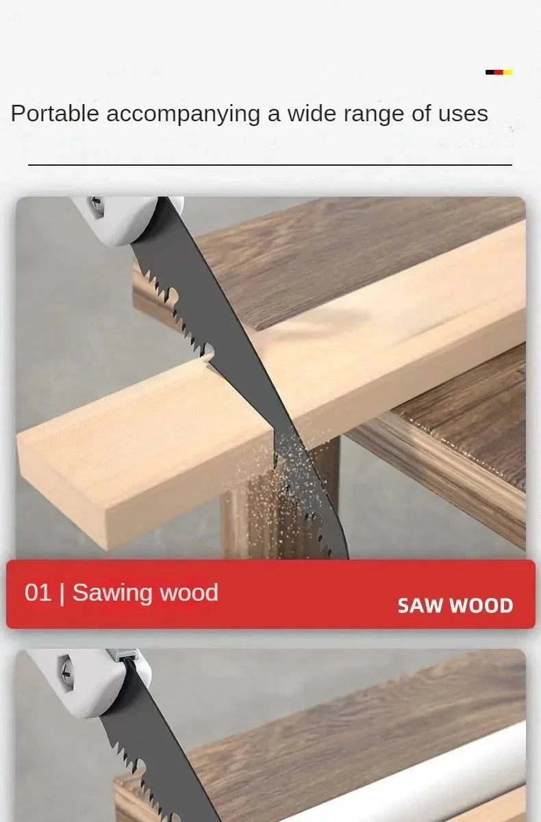 Folding Hand Saw | Portable Pruning and Woodworking Tool