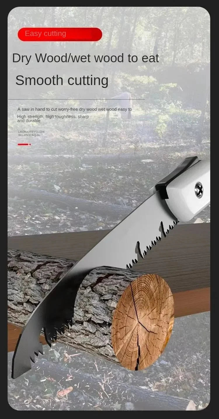 Folding Hand Saw | Portable Pruning and Woodworking Tool