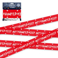 Halloween Skull Head Warning Tape | 19.69 ft x 3.15 in Plastic Decoration