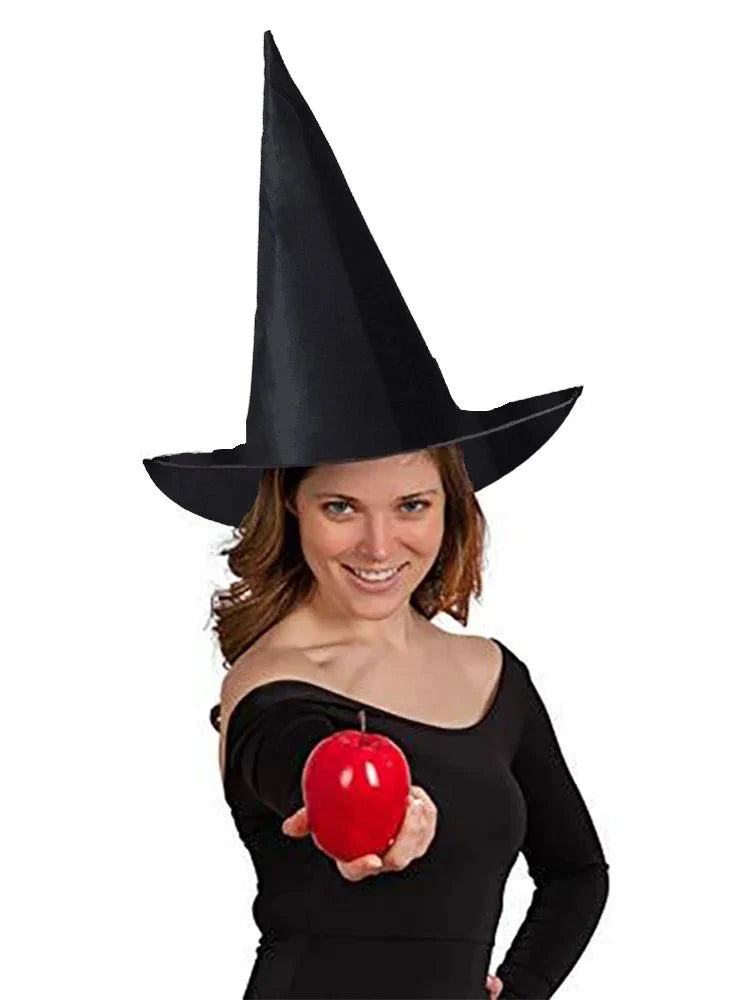 Black Wizard Hat for Adults | Halloween Magic Costume Accessory