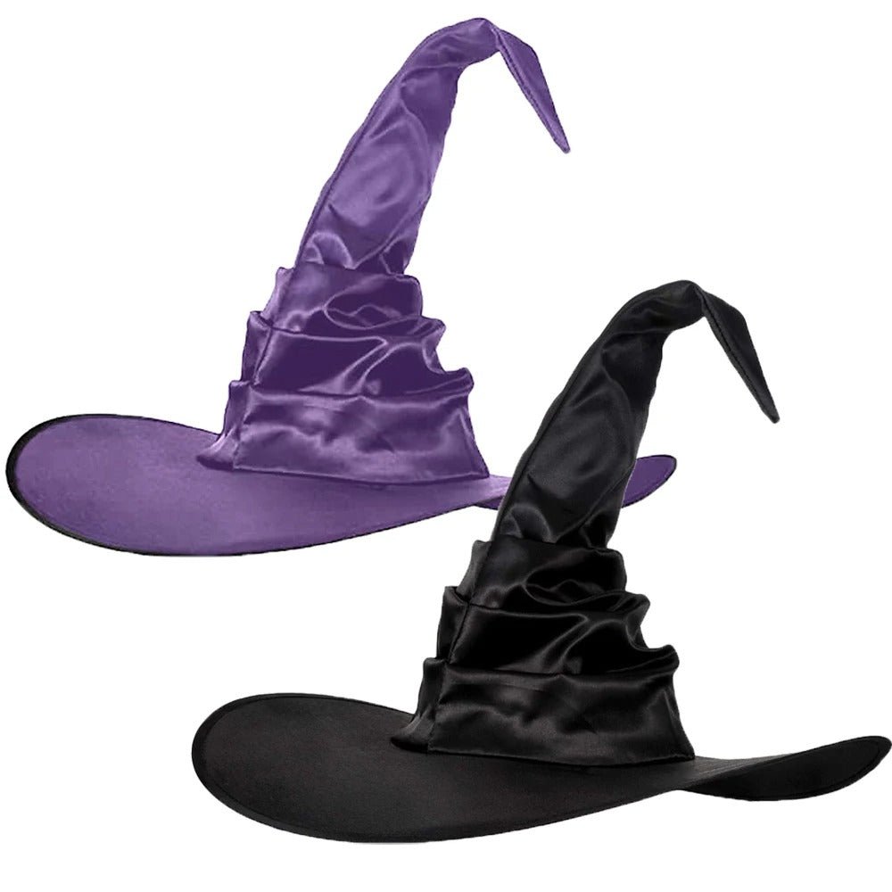 Black Wizard Hat for Adults | Halloween Magic Costume Accessory