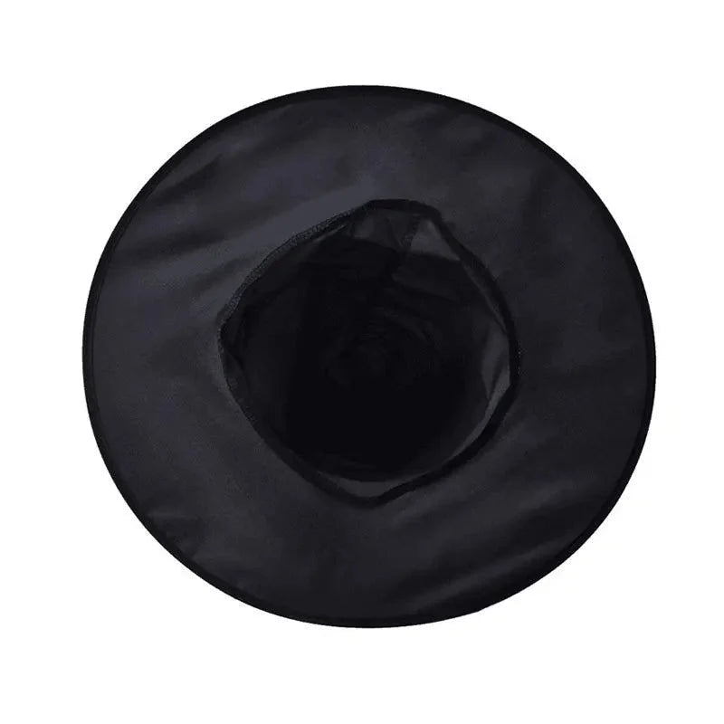 Black Wizard Hat for Adults | Halloween Magic Costume Accessory