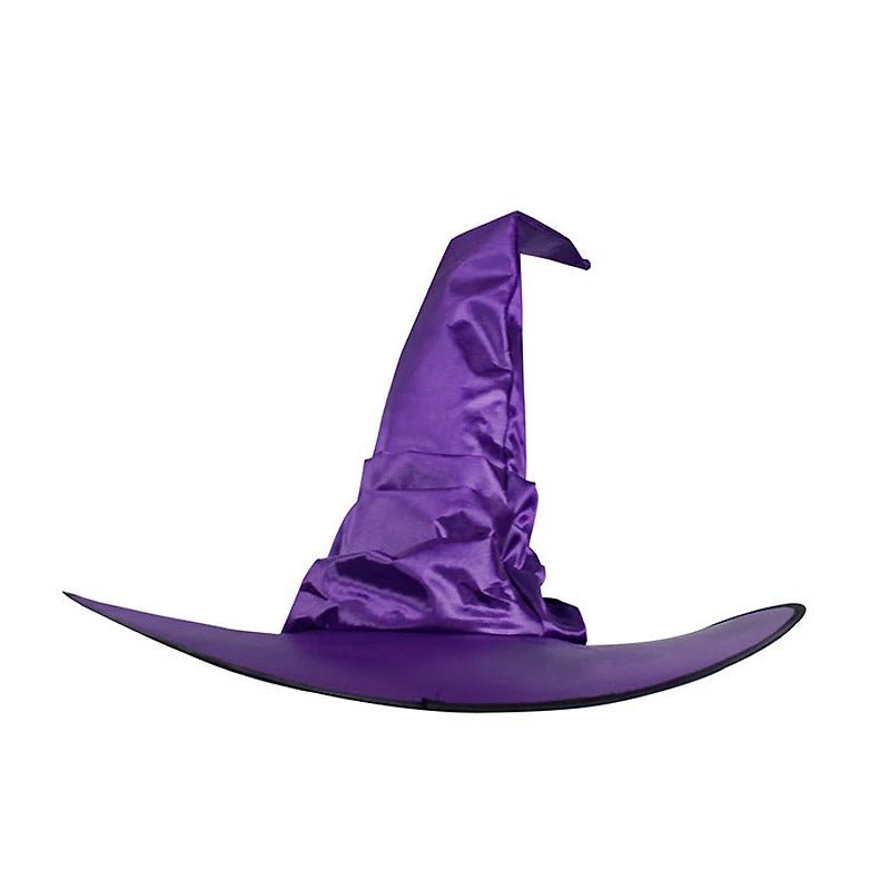Black Wizard Hat for Adults | Halloween Magic Costume Accessory