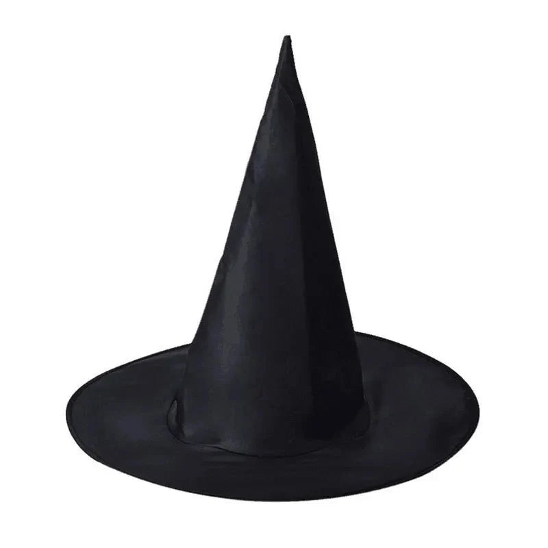 Black Wizard Hat for Adults | Halloween Magic Costume Accessory