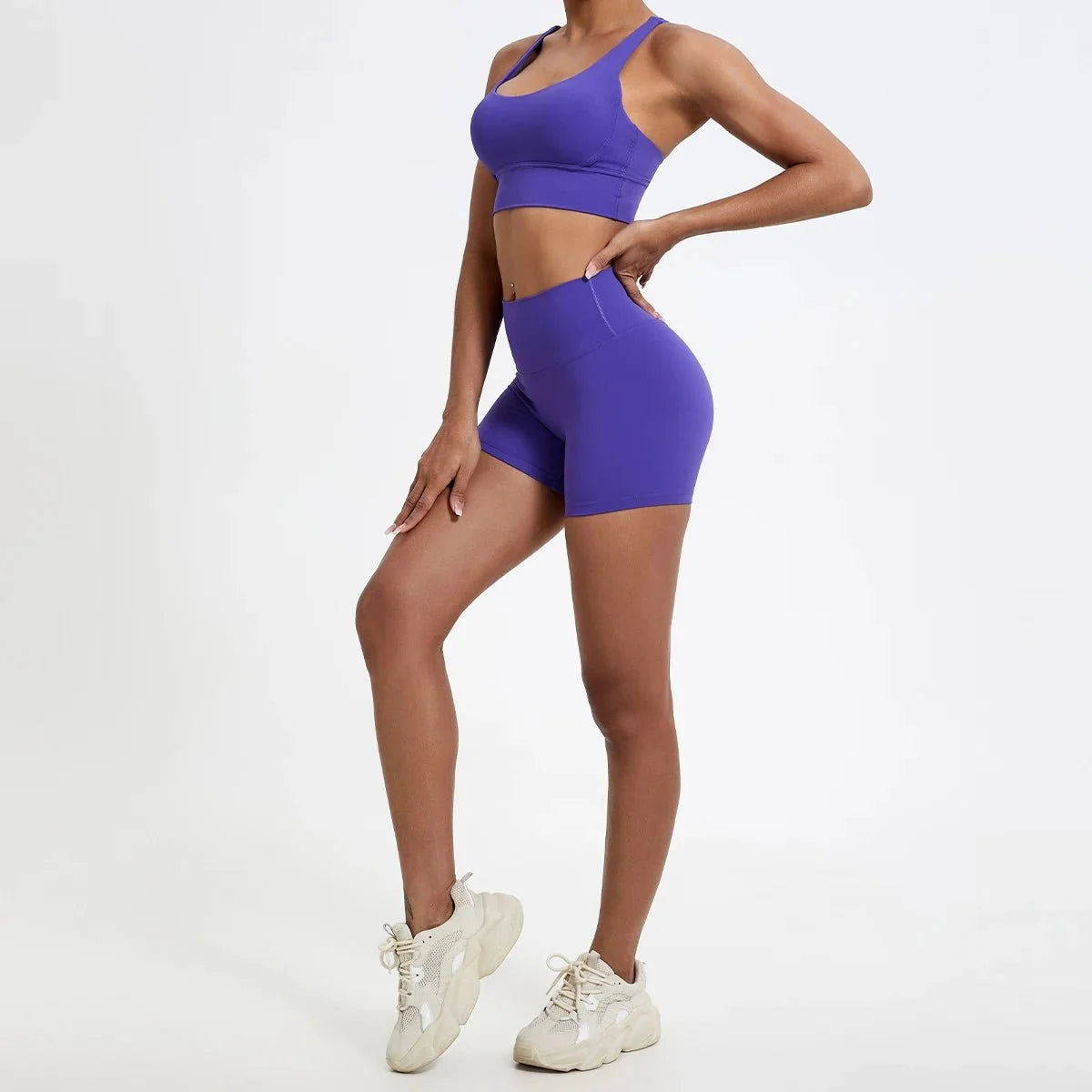 High Waist Compression Shorts | Butt-Lifting Yoga and Fitness Leggings