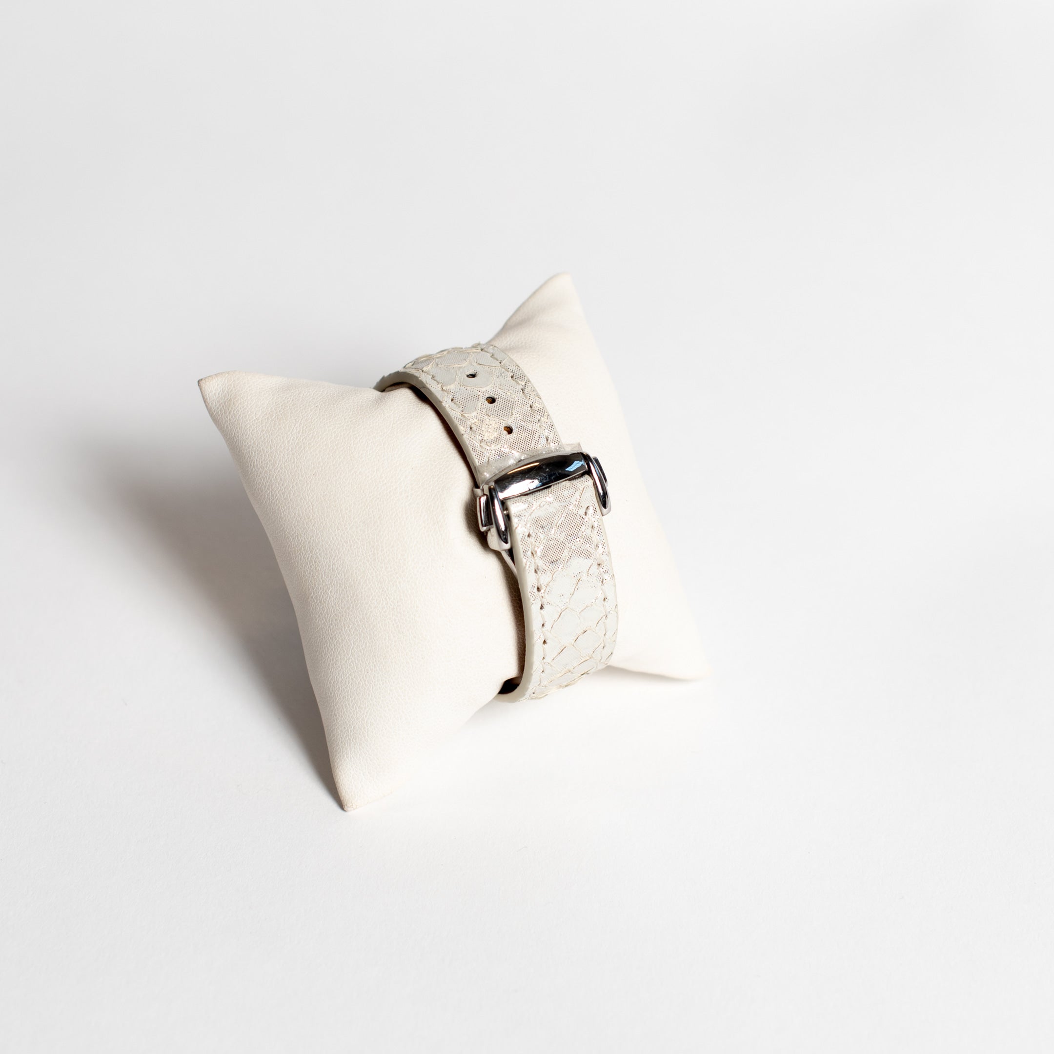 Apple Watch Band, NEW Silver Metallic Python