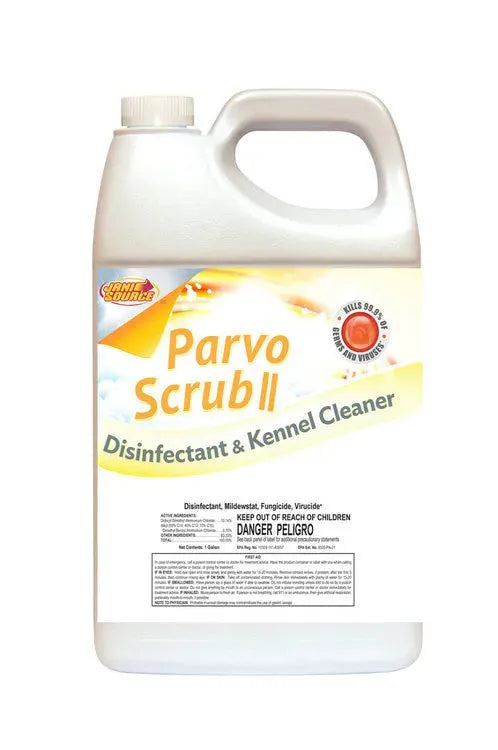 ParvoScrub II – EPA-Registered Super Concentrate Disinfectant for Kennels & Veterinary Use (1 Gal)