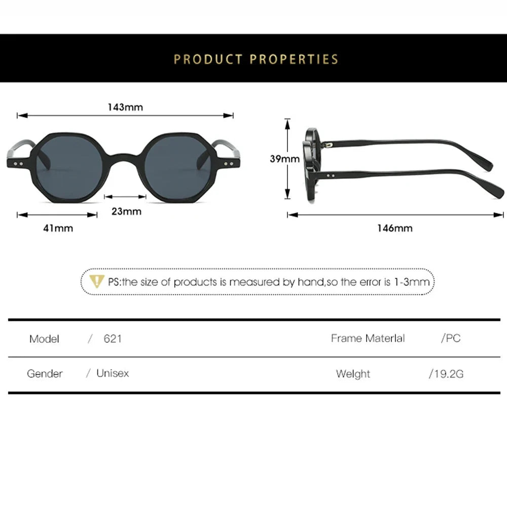 Retro Small Round Sunglasses | UV Protection for Men and Women