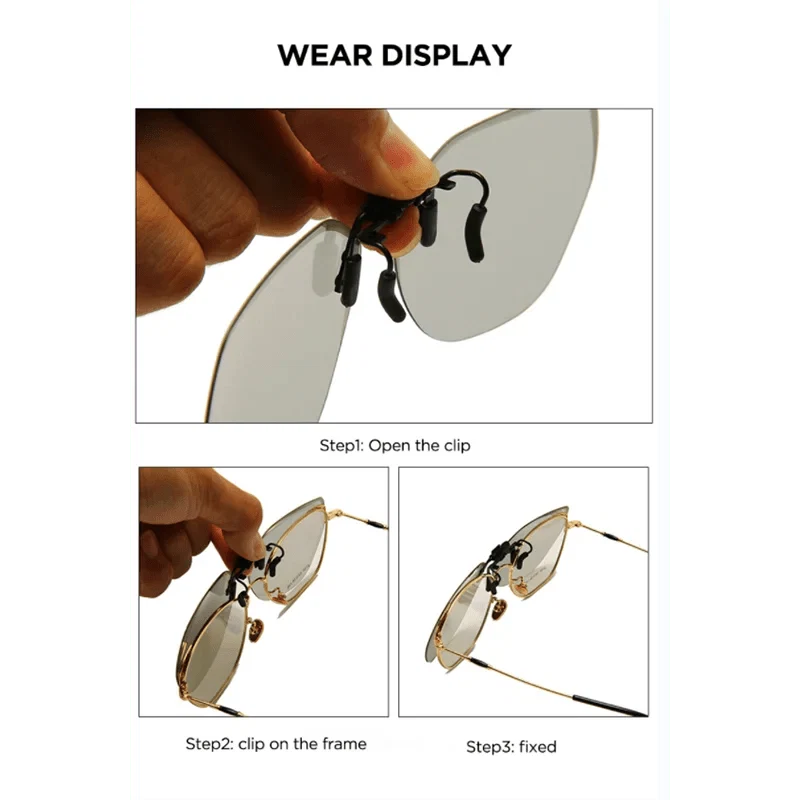Unisex Clip-On Polarized Sunglasses | UV Protection