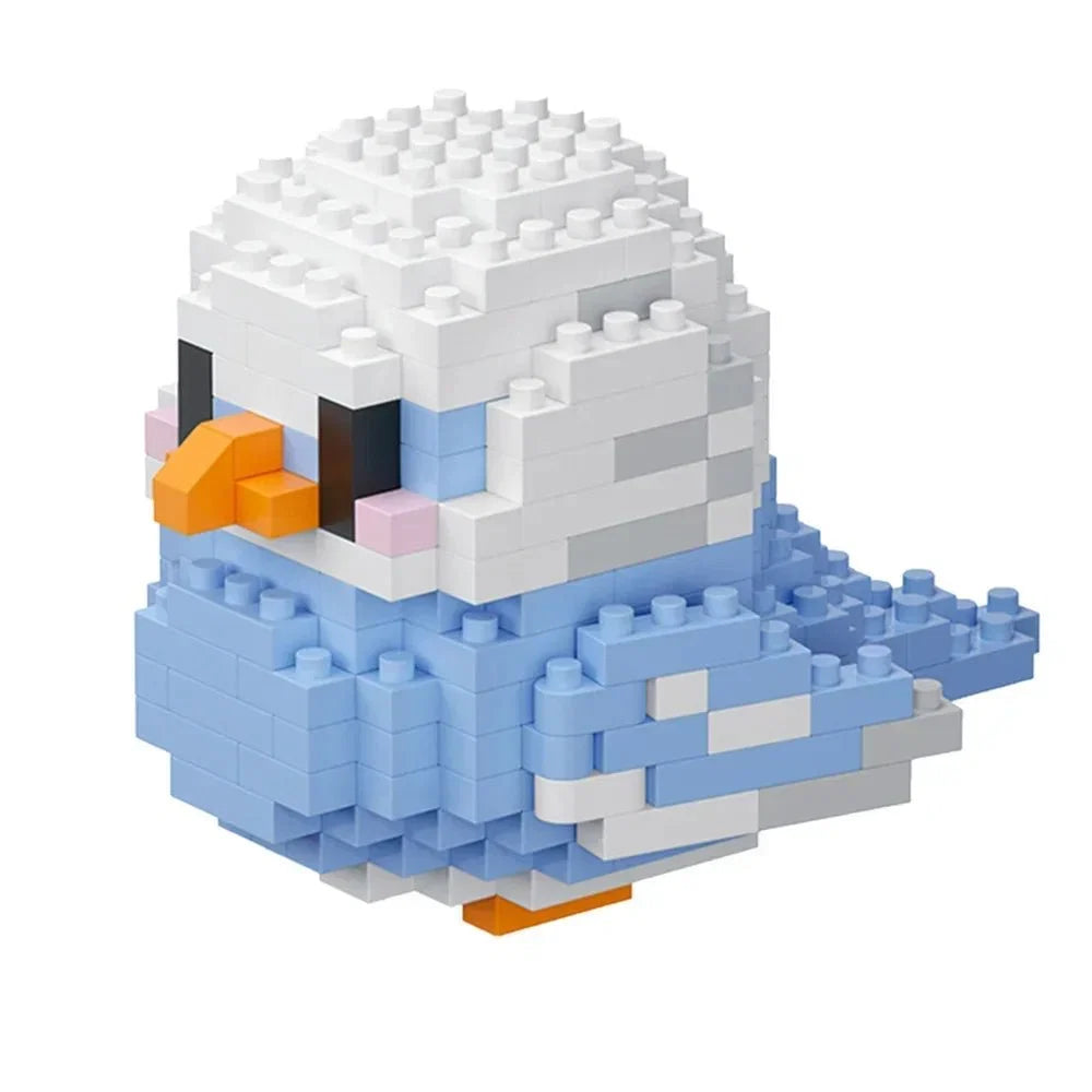 Colorful Parrot Micro Mini Building Blocks | Educational DIY Building Set for Kids and Adults