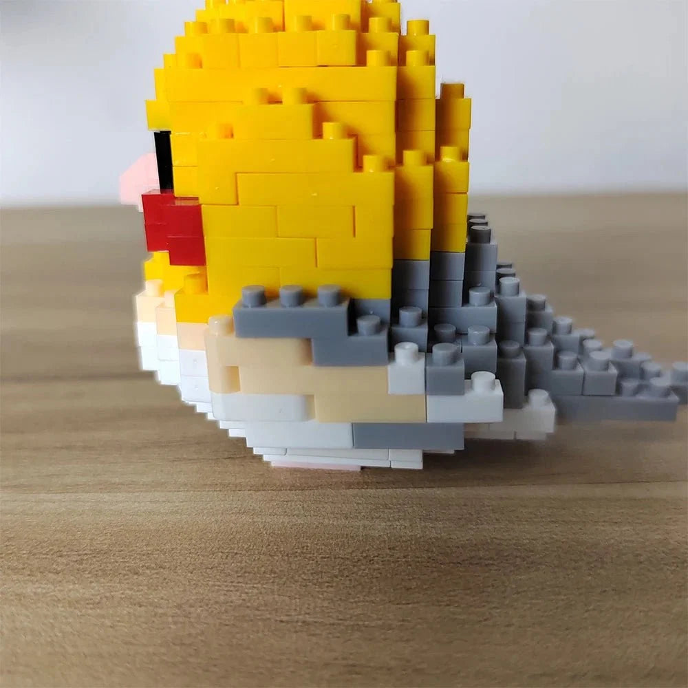 Colorful Parrot Micro Mini Building Blocks | Educational DIY Building Set for Kids and Adults