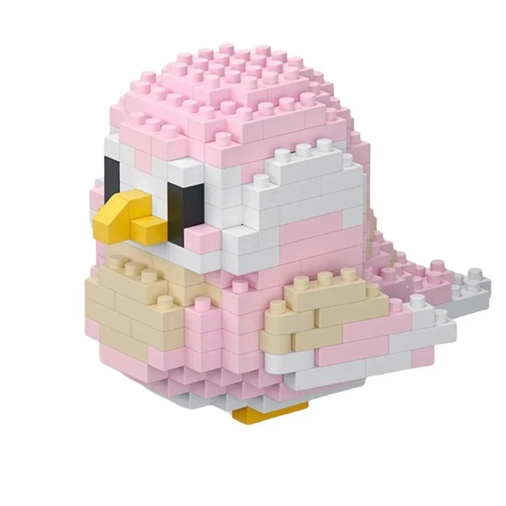 Colorful Parrot Micro Mini Building Blocks | Educational DIY Building Set for Kids and Adults