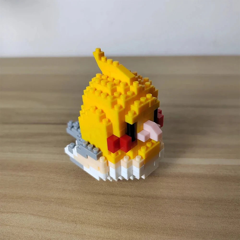 Colorful Parrot Micro Mini Building Blocks | Educational DIY Building Set for Kids and Adults