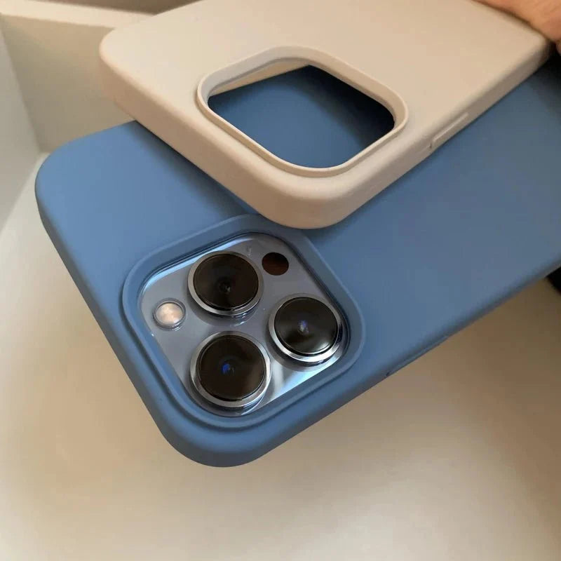 Liquid Silicone Phone Case | Full Coverage Protective Cover for iPhone 7 to 16 Series