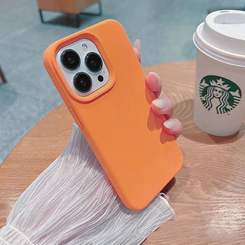 Liquid Silicone Phone Case | Full Coverage Protective Cover for iPhone 7 to 16 Series