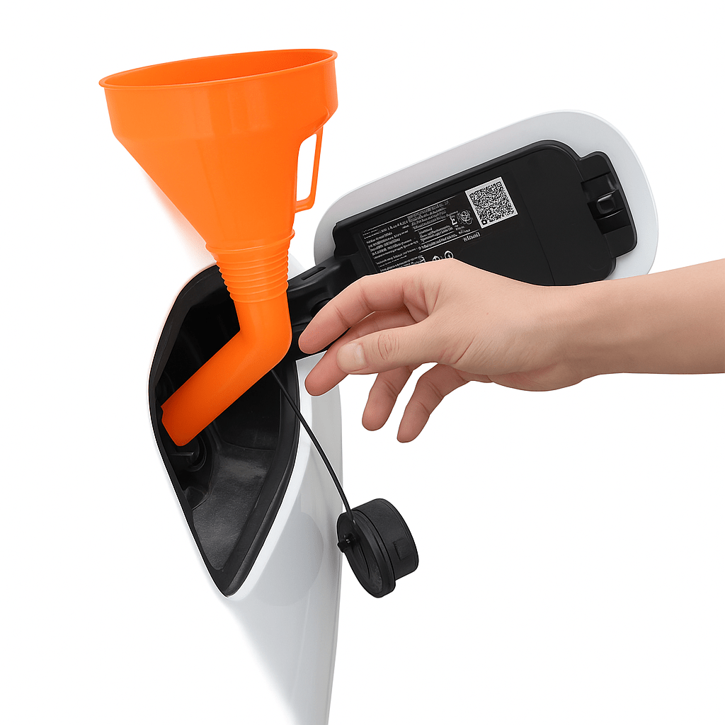 Engine Oil Funnel with Filter | Long Mouth Refueling Tool for Cars and Motorcycles