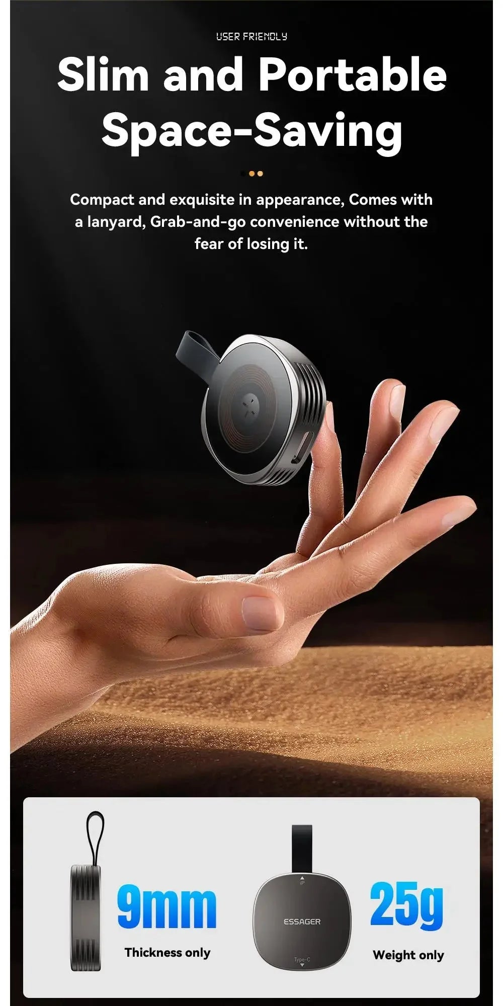 Magnetic Wireless Charger for Apple Watch | Fast Portable Charging Solution