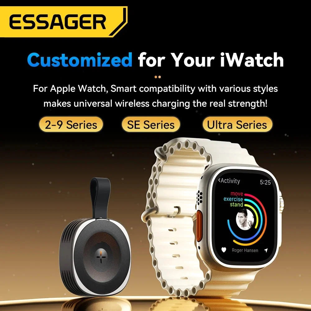 Magnetic Wireless Charger for Apple Watch | Fast Portable Charging Solution