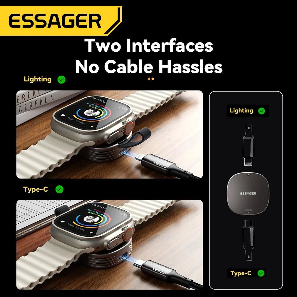 Magnetic Wireless Charger for Apple Watch | Fast Portable Charging Solution