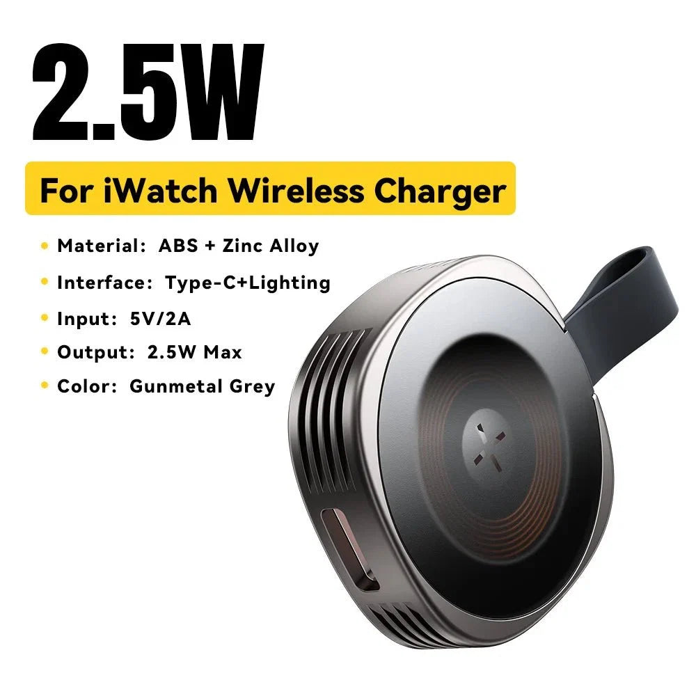 Magnetic Wireless Charger for Apple Watch | Fast Portable Charging Solution