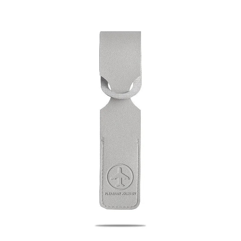 PU Leather Luggage Tag | Creative ID Address Holder for Suitcases and Travel